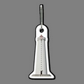 Lighthouse Shaped Tag W/ Zipper Pull
